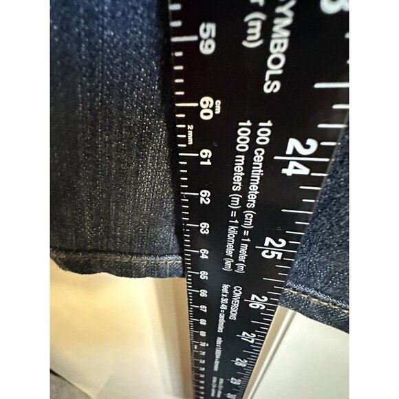 Paige Jeans Womens 28 Straight Leg Denim Dark Wash Ankle Length Mid Rise - Picture 10 of 11